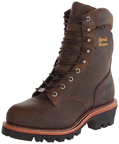 Chippewa Mens 9-Inch Bay Apache Waterproof Steel-Toe Super Logger Boot-Non Insulated Review