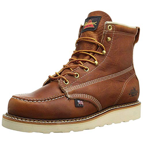 Thorogood Mens American Heritage 6 inch Moc Toe, MAXwear Wedge Non-Safety Toe Boot