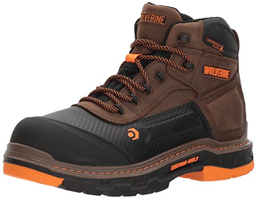 WOLVERINE Men’s Overpass 6″ Composite Toe Waterproof Insulated Work Boot